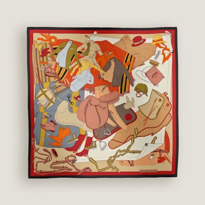 Pele-Mele Sellier scarf 70 | Hermès Hong Kong SAR